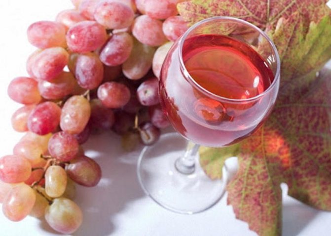 напиток из розового винограда